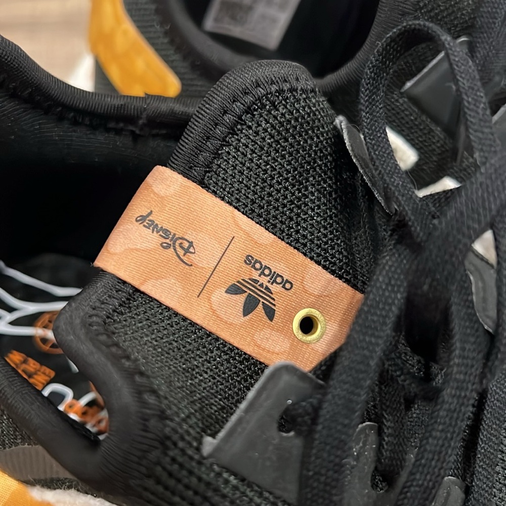 adidas X Bambi Black and Gold Athletic Shoes - Picture 6 of 16